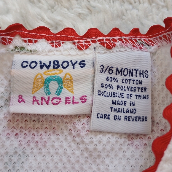 Cowboys & Angels Baby Girl's Romper - Picture 4 of 4